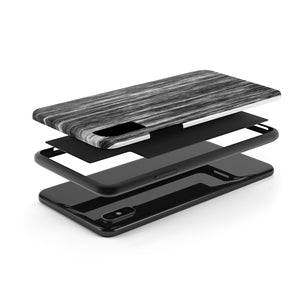 Distressed Mate Black Tough Phone Case