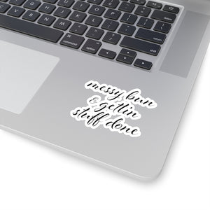 Messy Bun Sticker