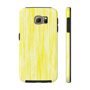 Distressed Mate Yellow Tough Phone Cases