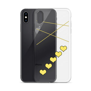 Yellow Heart iPhone Case