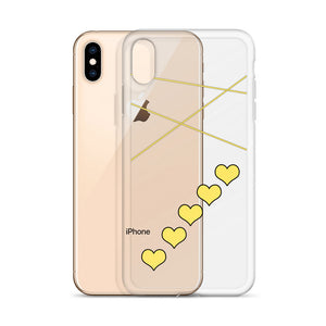 Yellow Heart iPhone Case