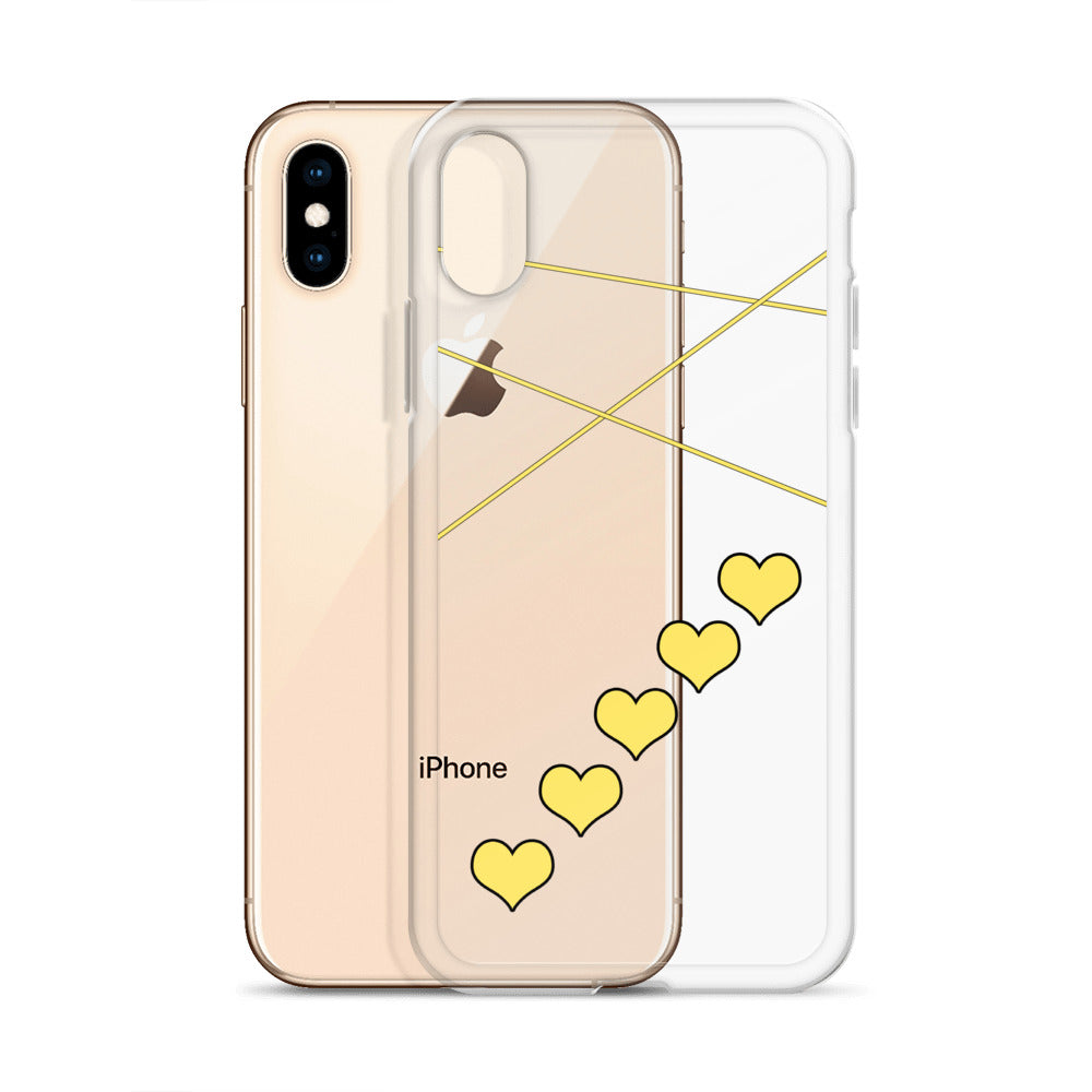 Yellow Heart iPhone Case