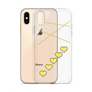 Yellow Heart iPhone Case