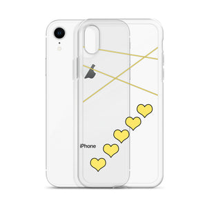 Yellow Heart iPhone Case