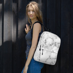 White Marble Backpack