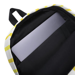 Yellow Striped Backpack