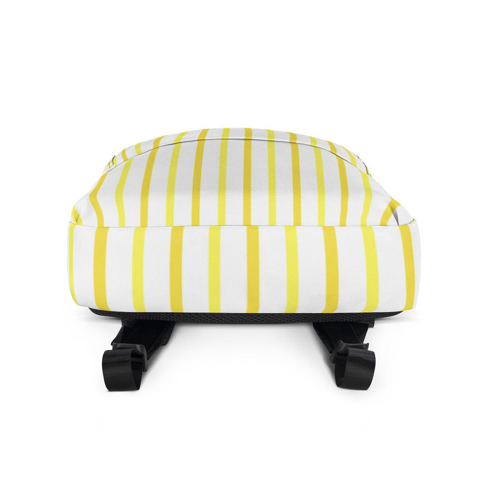 Yellow Striped Backpack