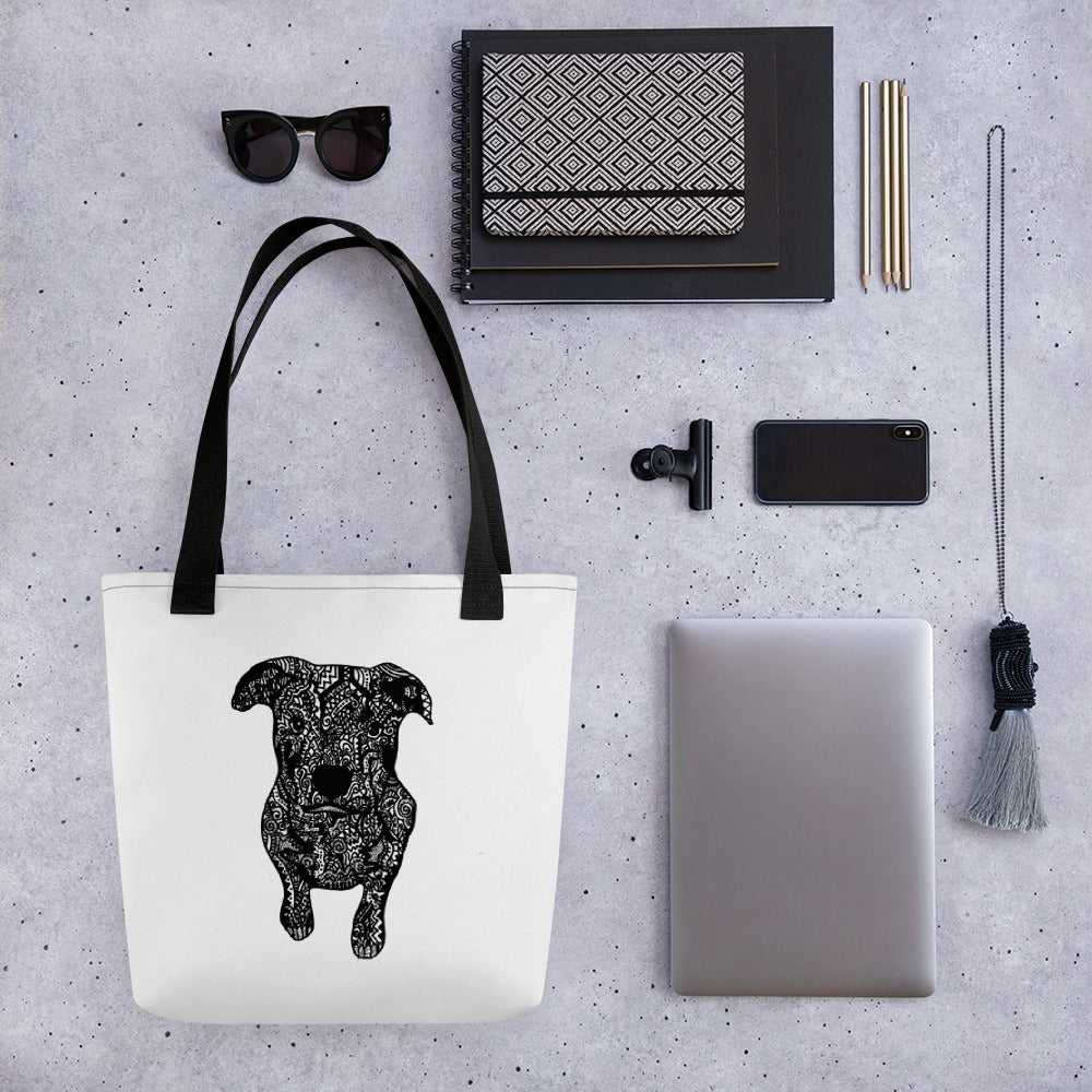 Pitbull Tote bag