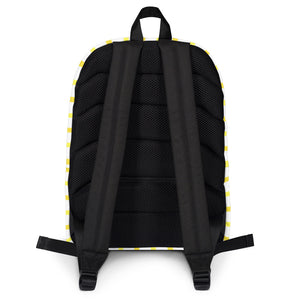 Yellow Striped Backpack