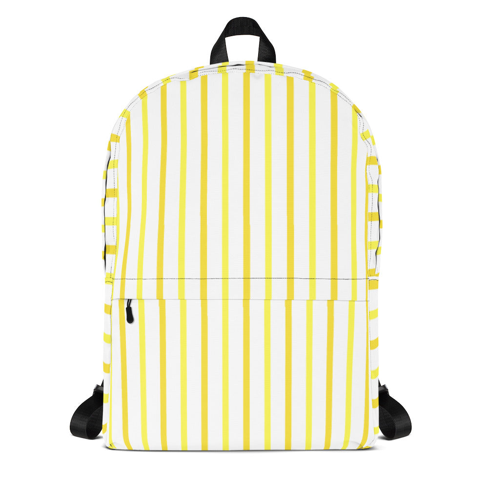 Yellow Striped Backpack