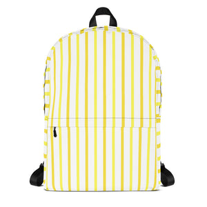Yellow Striped Backpack