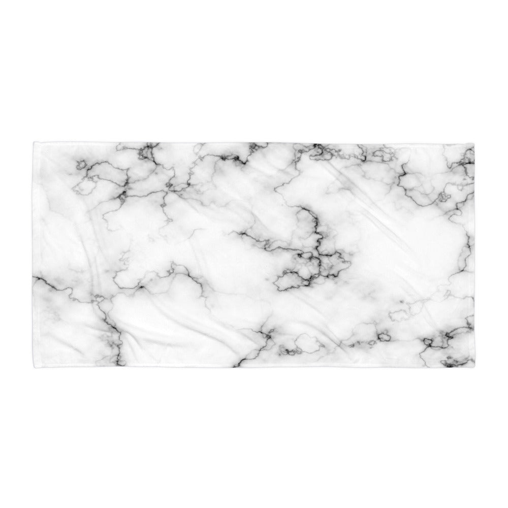 White Marble Towel