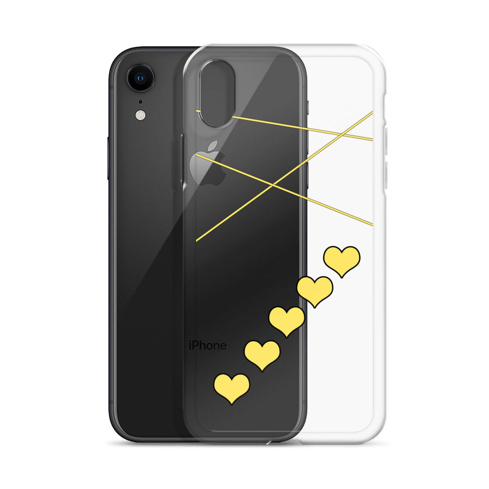 Yellow Heart iPhone Case