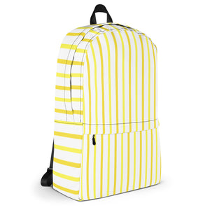 Yellow Striped Backpack