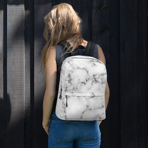 White Marble Backpack