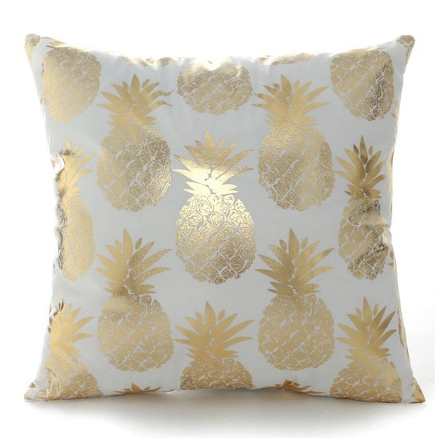 Gold Decorative Throw Pillow Assortment