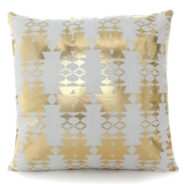 Gold Decorative Throw Pillow Assortment