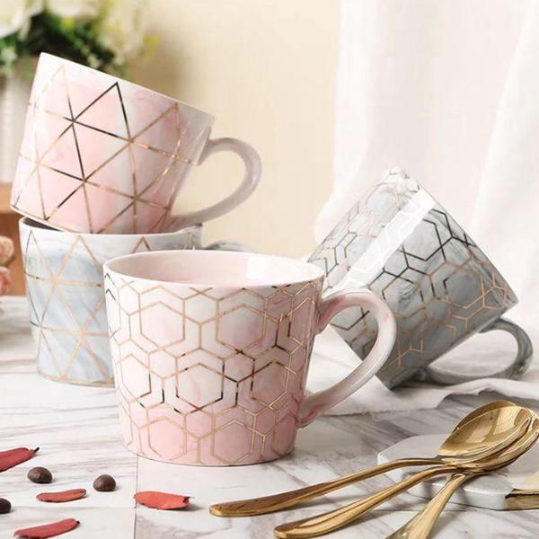 Marble Mugs with Designs